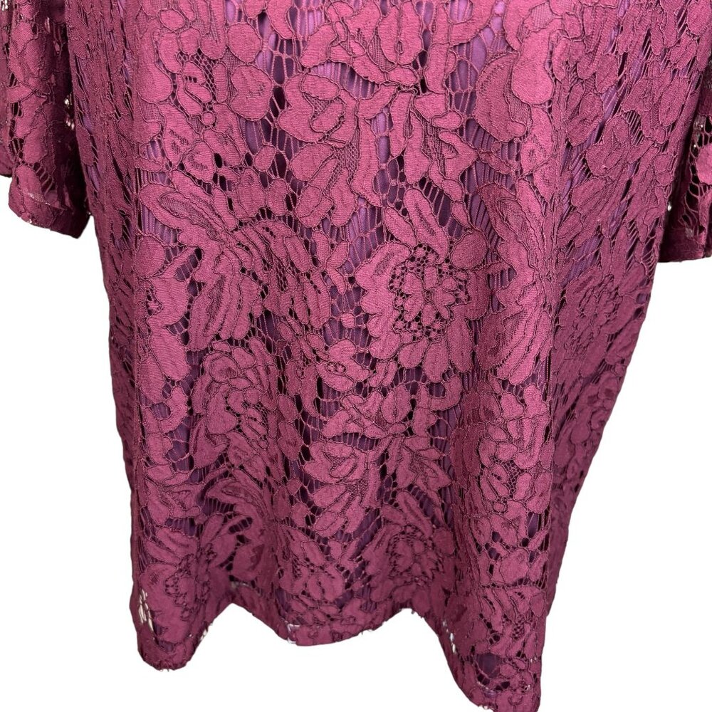 Madewell top, size Large, semisheer, lace, NWT, summer, dressy, office, zipper - Picture 3 of 11